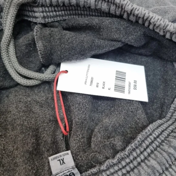 NEW Urban Outfitters Dark Grey Jogger Bottoms Size XL Length 30" sweatpants - Picture 5 of 5